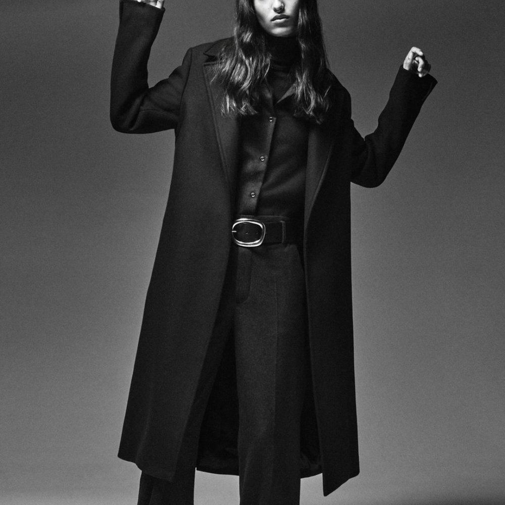 Zara Black Long Coat